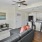 a living room with a couch and a table
